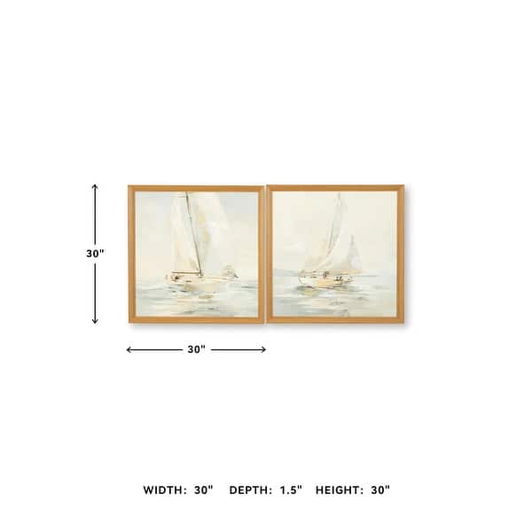 Signature Design by Ashley Winbrook Beige/Gold Wall Art Set (Set of 2)