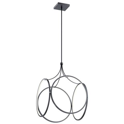 Kichler élan Ciri 34.75 inch Large LED Pendant Matte Black