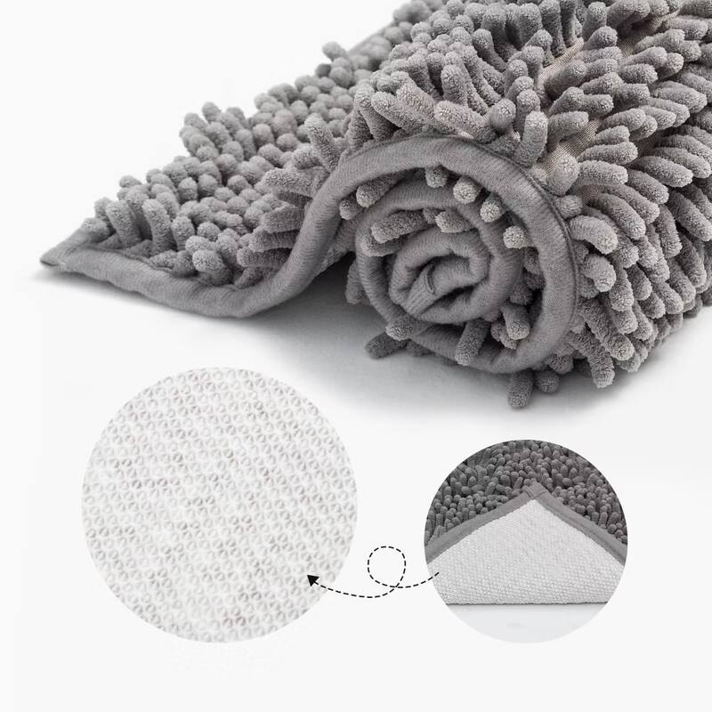 Chenille Non-Slip Bath Rug