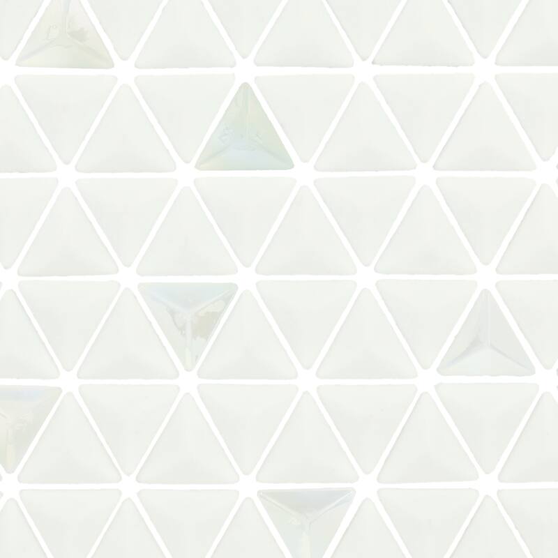 Daltile Starcastle 1" Triangle Glass Wall Mosaic (13 PC Per Carton) (11.77 SQFT Per Carton)