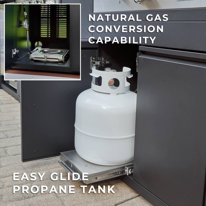 Backyard Discovery Fusion Flame 2 Outdoor Kitchen, Grill, Pizza Oven