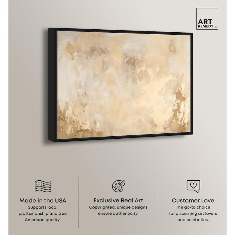 Sun Brust Gilding III Canvas by Art Remedy