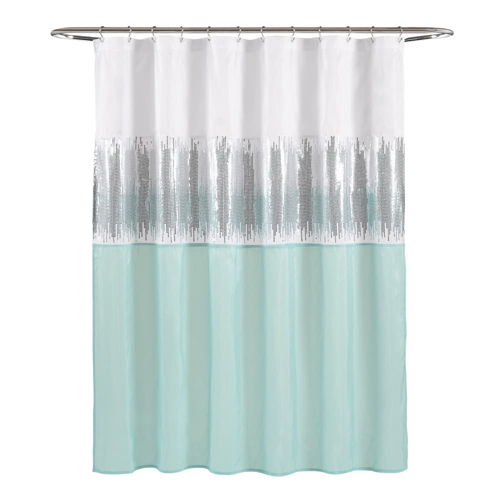 Lush Decor Night Sky Sequins Embroidery Valance - 18" x 52"