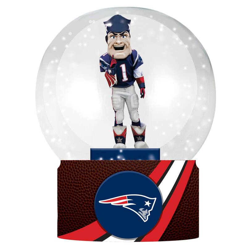 New England Patriots 5 in. Glass Tabletop Snow Globe