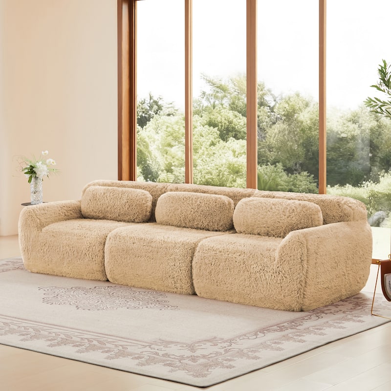 Modular Sectional Sofa Couches,Bottom Anti-Slip Design,32D High Density Sponge