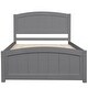 preview thumbnail 3 of 4, Wood Twin Size Platform Bed with Headboard,Footboard and Wood Slat Support