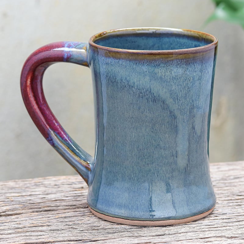 Novica Handmade Refreshed Ceramic Mug