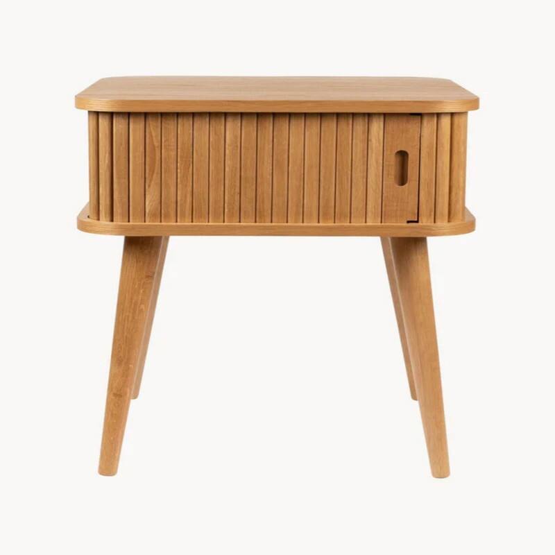 23.25 In High Wooden Bedside Table