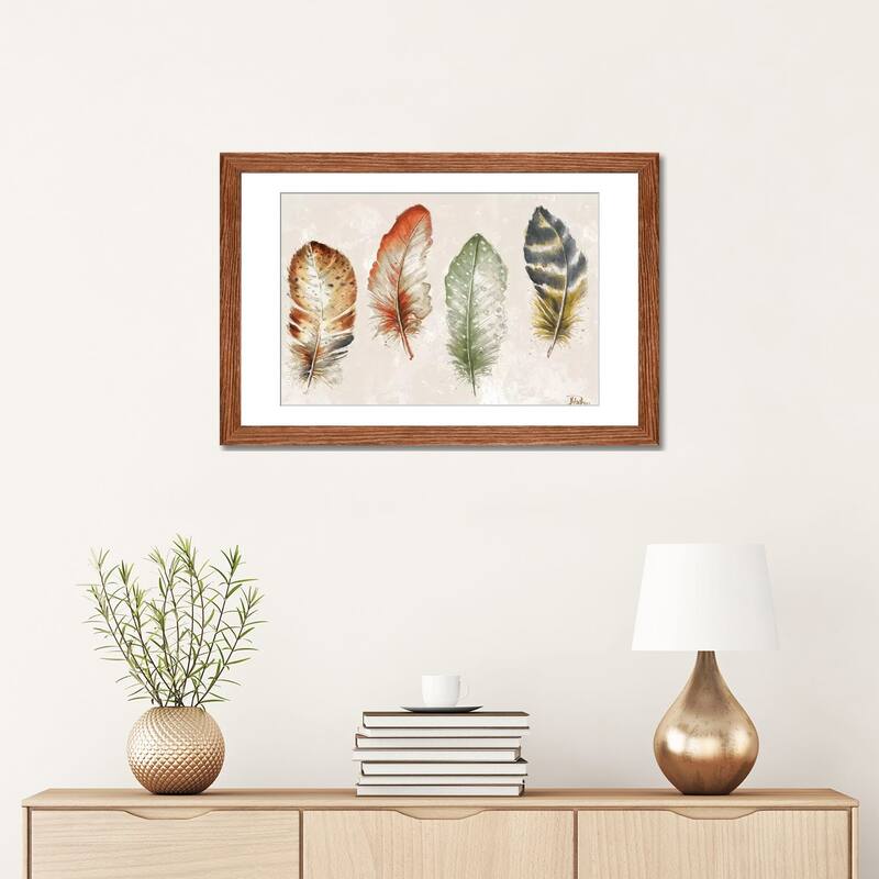 iCanvas "Watercolor Feathers" by Patricia Pinto