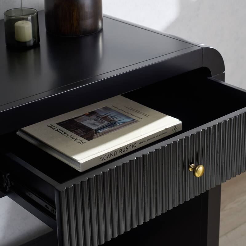 SAFAVIEH Couture Liabella 2-Drawer Curved Desk