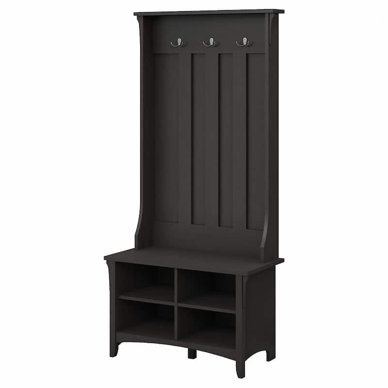 Salinas Hall Tree with Shoe Storage Bench by Bush Furniture