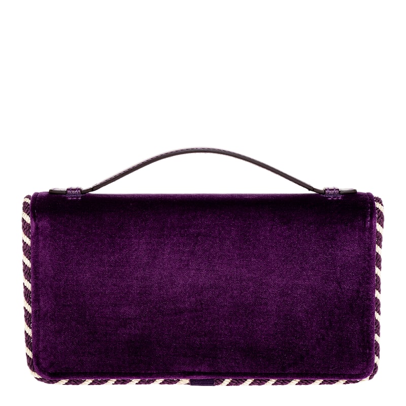 Valentino VLogo Mini Velvet Crossbody Bag