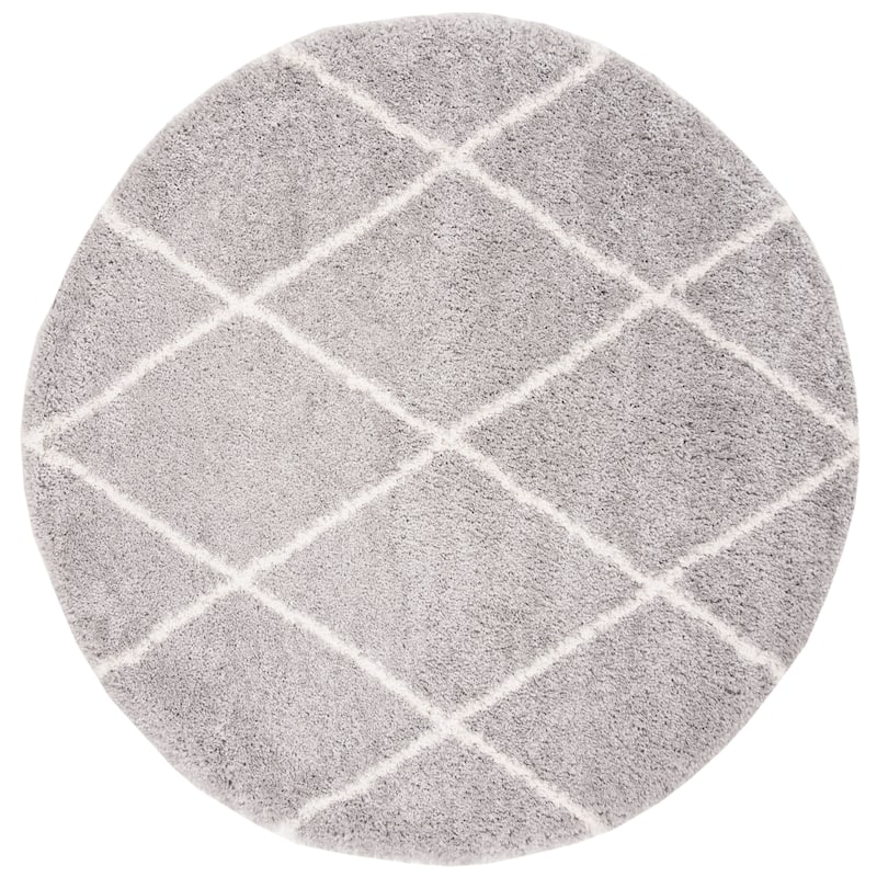 SAFAVIEH Fontana Shag Gurli Trellis 2-inch Thick Rug