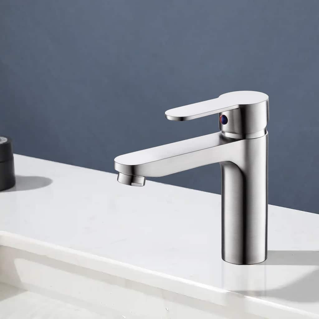 Topcraft Single Handle Single Hole Bathroom Faucet Bathroom Vessel Faucet