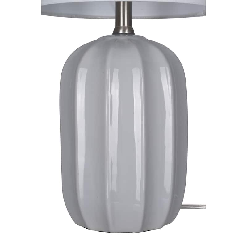 Catalina Arcadia Ceramic Table Lamp - Gray