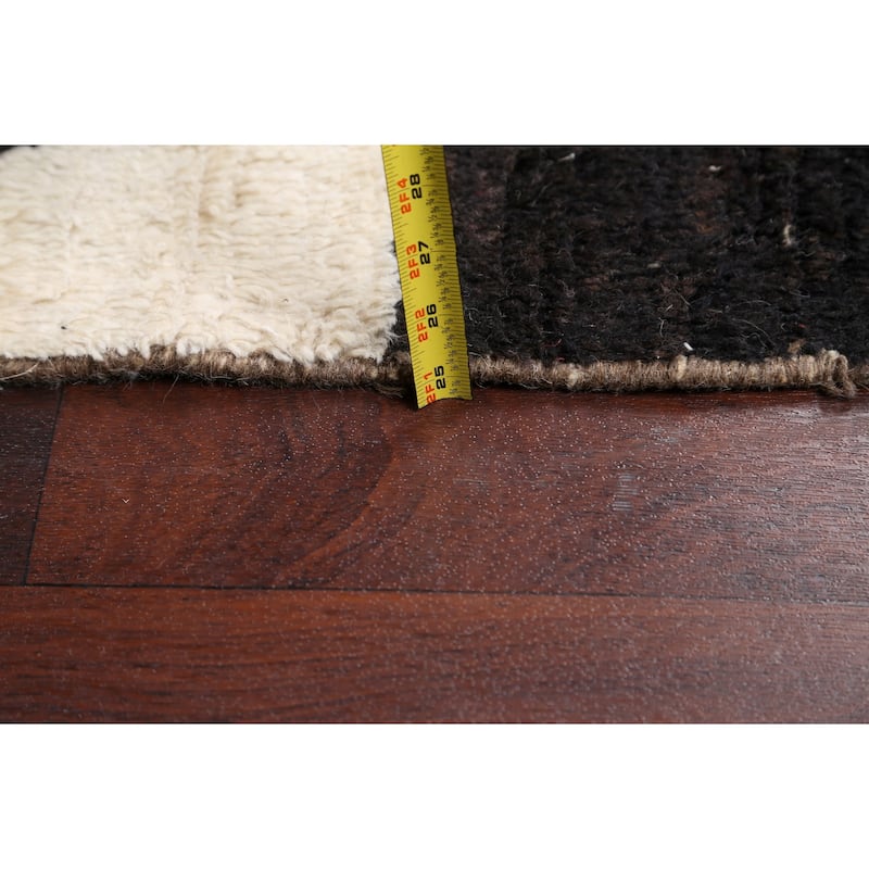 Vegetable Dye Moroccan Berber Oriental Wool Area Rug Handmade Carpet - 5'2" x 8'1"