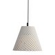 preview thumbnail 1 of 5, Golden Lighting 2419-10 Clarus 10" Wide Pendant White Sandstone Cement