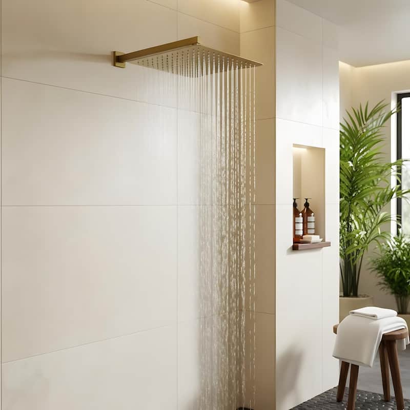 Bathroom Luxury High Pressure Waterfall Rain Shower Head