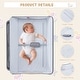 preview thumbnail 3 of 6, Portable Baby Changing Table with 2 Drawers,Height Adjustable