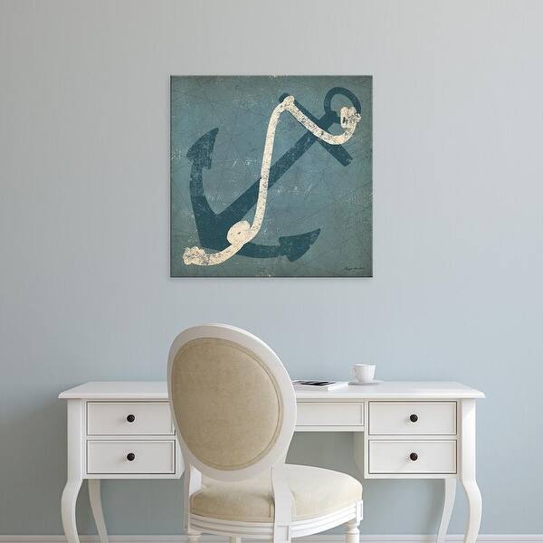 Shop Easy Art Prints Ryan Fowler S Nautical Anchor Blue Premium