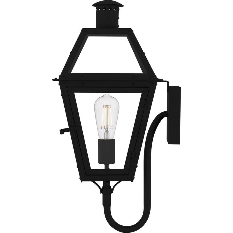 Rue De Royal 1-Light Earth Black Outdoor Wall Lantern