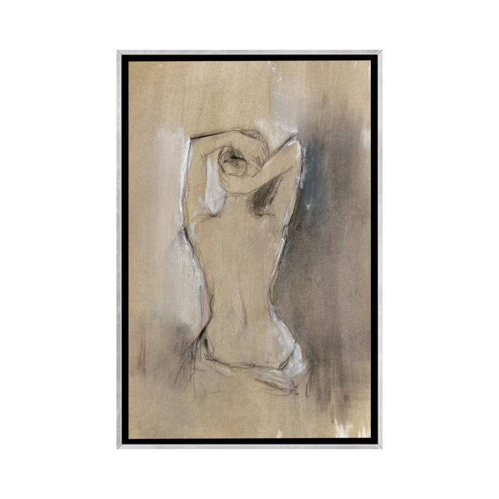 iCanvas "Contemporary Draped Figure I" by Ethan Harper Framed