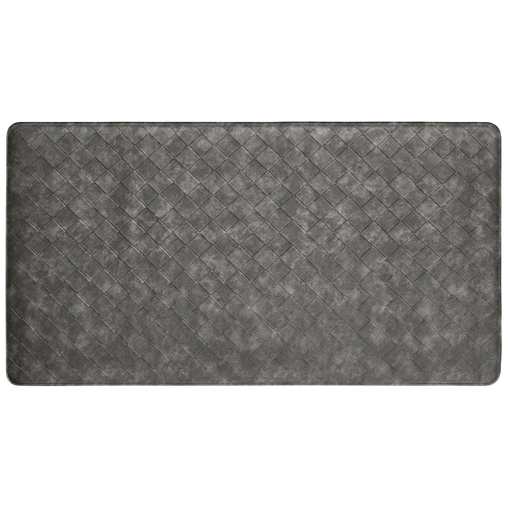 Home Dynamix Trenton Solace Traditional Diamond Textured Kitchen Mat