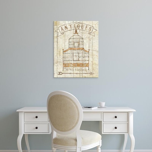 Easy Art Prints Wild Apple's 'Flea Market Birdcage I' Premium Canvas Art