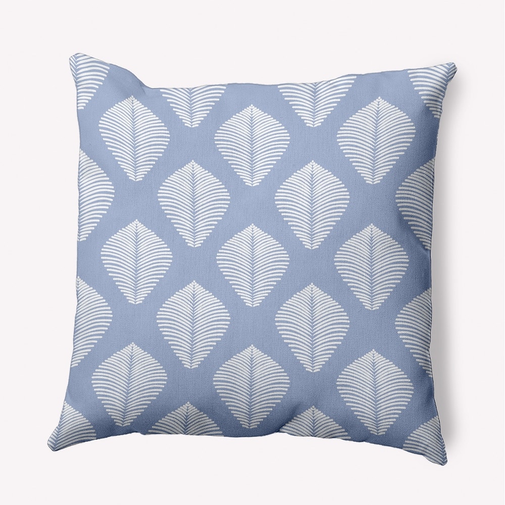 Fan Leaf Pattern Decorative Throw Pillow