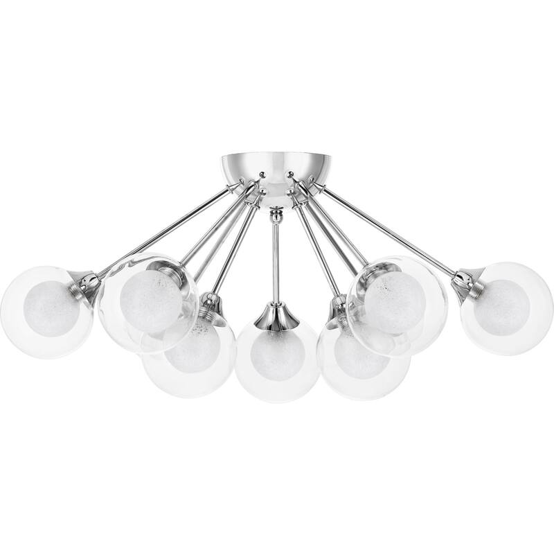 James Allan Curry Spellbound 9 Light 21-3/4" Wide Semi-Flush Ceiling