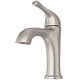 preview thumbnail 14 of 12, Pfister LG42-MCA0 McAllen 1.2 GPM Single Hole Bathroom Faucet with Spot Defense Brushed Nickel
