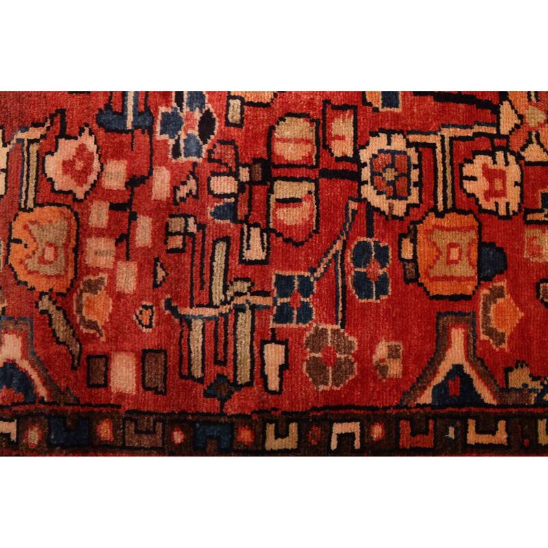 ECARPETGALLERY Hand-knotted Andelz Red Wool Rug - 5'7 x 8'8