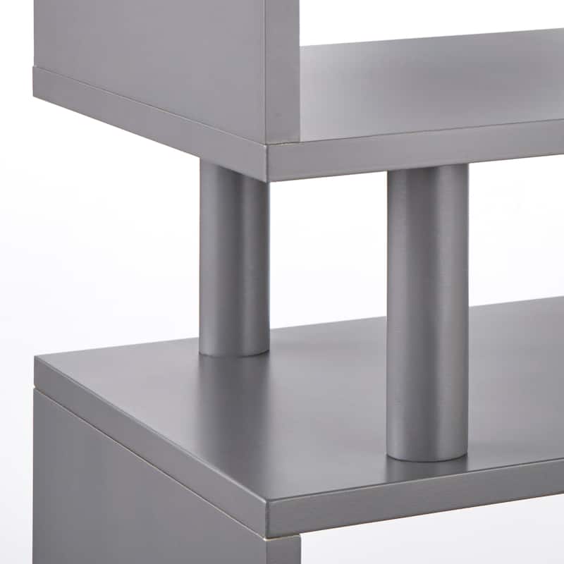Simple Living Margo Mid-Century Modern 3-tier Bookshelf - 59.5"h x 36"w x 11.8"d