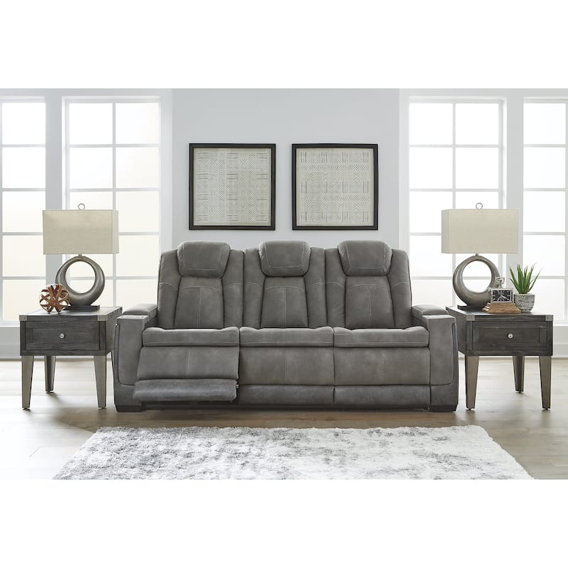 Signature Design by Ashley Next-Gen DuraPella Gray 2-Piece Upholstery Package - 86"W x 40"D x 43"H