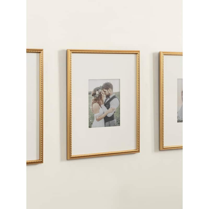 Kate and Laurel Adlynn Beaded Photo Frame Set