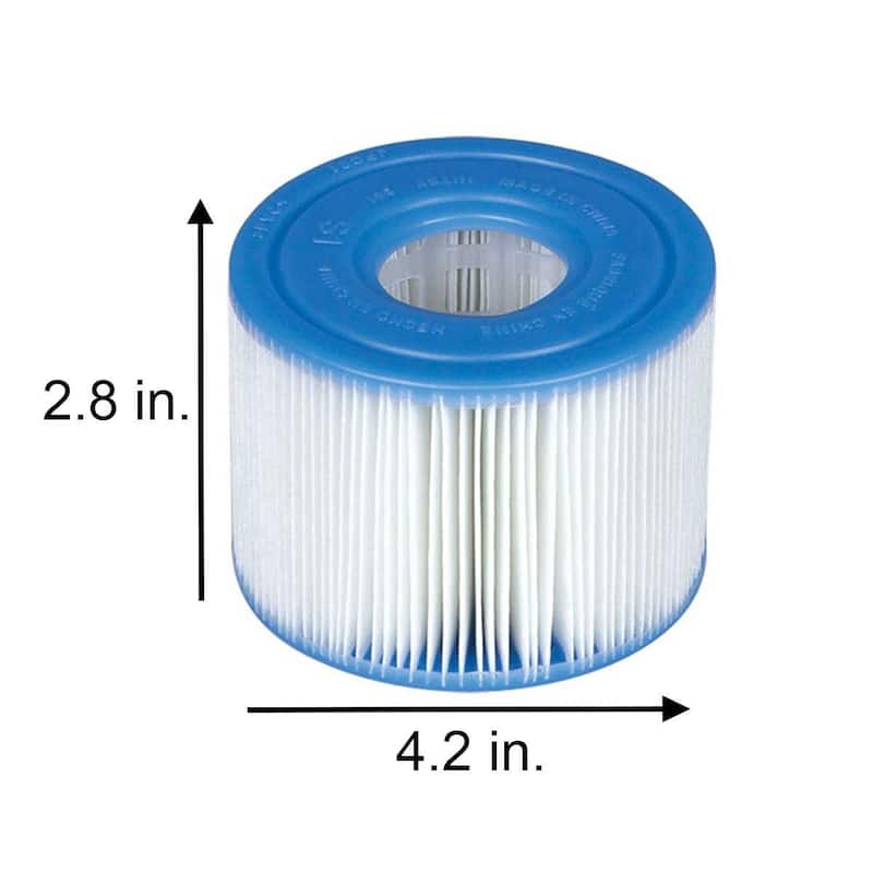 Intex Removable Slip-Resistant Seat For Inflatable Pure Spa Hot Tub + Filters - 9