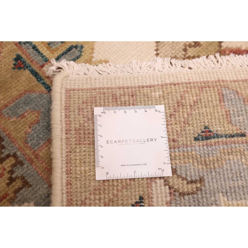 ECARPETGALLERY Hand-knotted Jules Serapi Ivory Wool Rug - 9'11 x 13'11