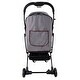preview thumbnail 5 of 6, ibiyaya Speedy Fold Buggy Carrier Stroller for Small & Medium Pets, Grey Denim - 13.20