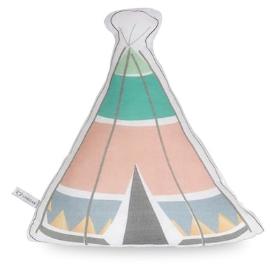 Lincove Tepee Shaped Kids Decorative Pillow - 11"x11"