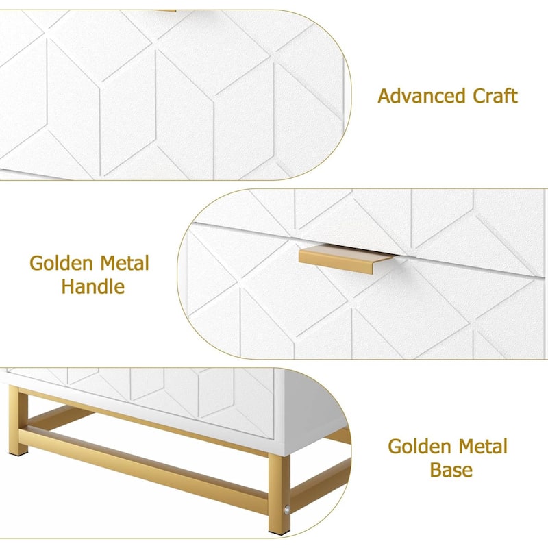 4 Drawer Dresser for Bedroom, Living Room, Entryway