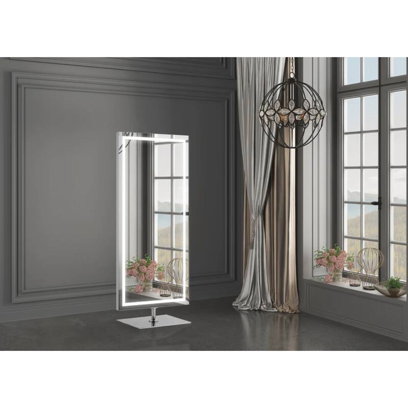 Modern Mirrors Nova Lighted Standing Full-Length Vanity Mirror - 70*32