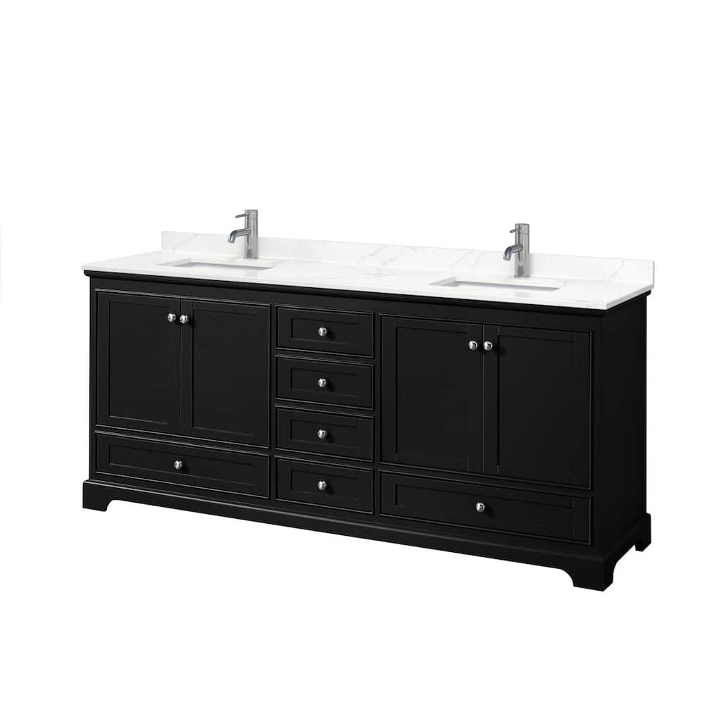 Wyndham Collection WCS202080D-QTZ-UNSMXX Deborah 80" Free Standing