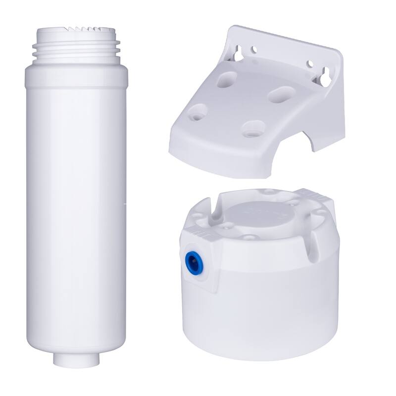 Ready Hot In-Line Water Filter 1/4" Connections, Head and Bracket - 1/4 Inch