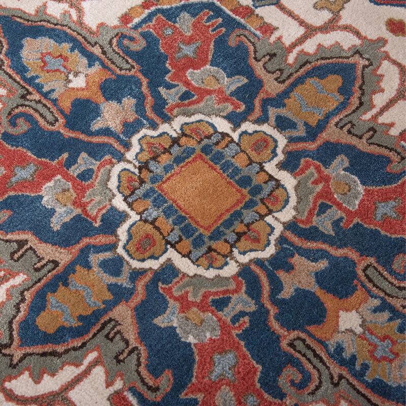 Alora Decor Cyrus Transitional Medallion Hand-Tufted Wool Rug