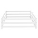 preview thumbnail 23 of 70, Full Size Montessori Floor Bed with Safety Fence, Solid Pine Wood Frame, Kids Low-Profile Bed for Boys and Girls, Easy Assembly