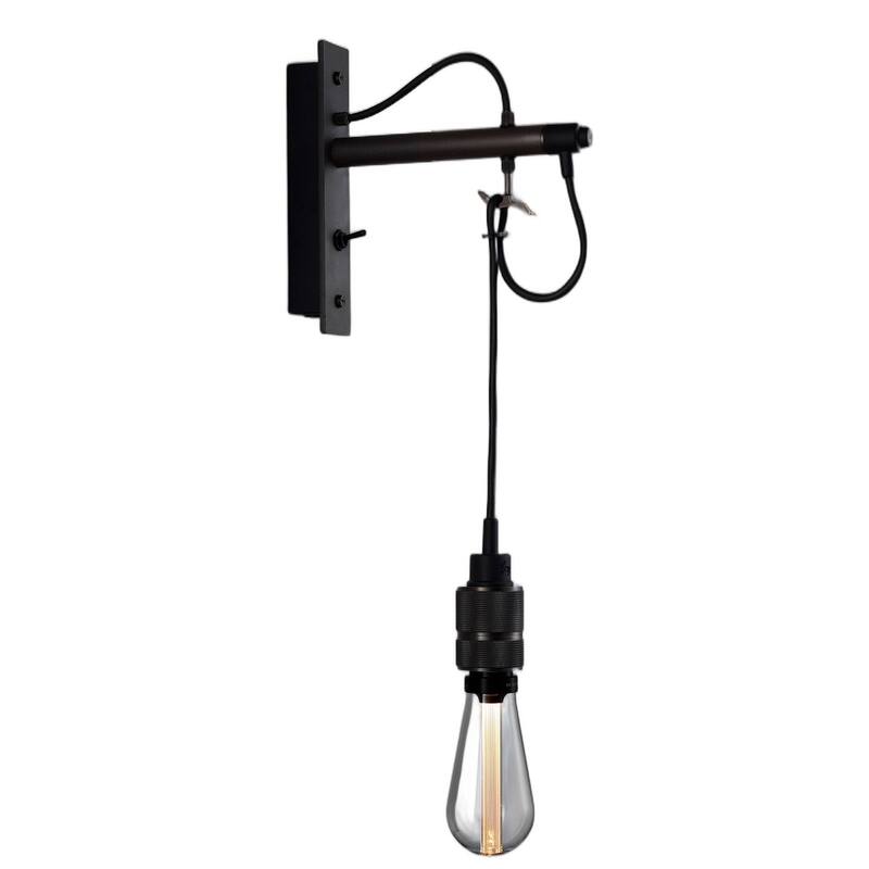 Buster + Punch NHW-18338 Hooked 36" Tall x 2" Wide Modern Industrial - Smoked Bronze / Graphite