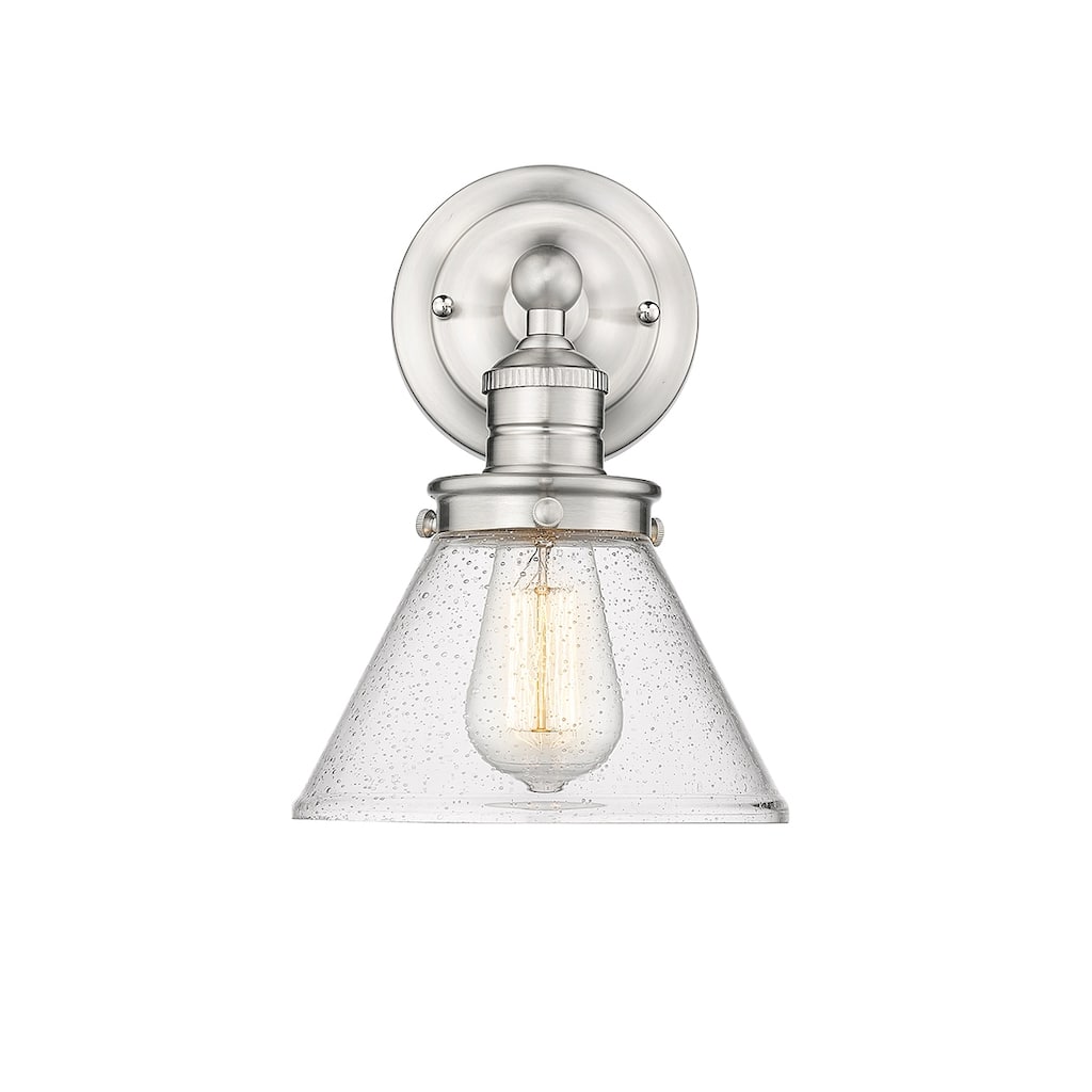 Millennium Lighting Eyden 1 Light Sconce with Clear Seedy Glass Shades