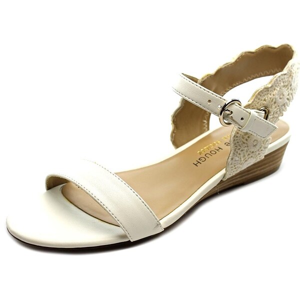Julianne Hough Robyn Open Toe Leather Wedge Sandal