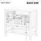preview thumbnail 9 of 28, 36" Bathroom Vanity with Sink Combo, One Cabinet and Three Drawers, Solid Wood and MDF Board
