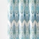 preview thumbnail 8 of 6, Lush Decor Ikat Drops Teal Shower Curtain